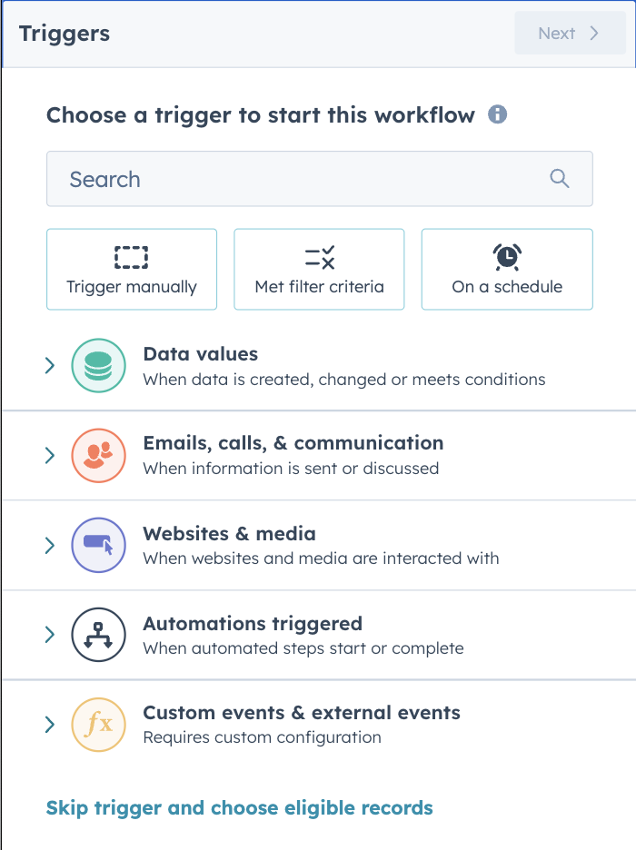4. HubSpot Email Triggers