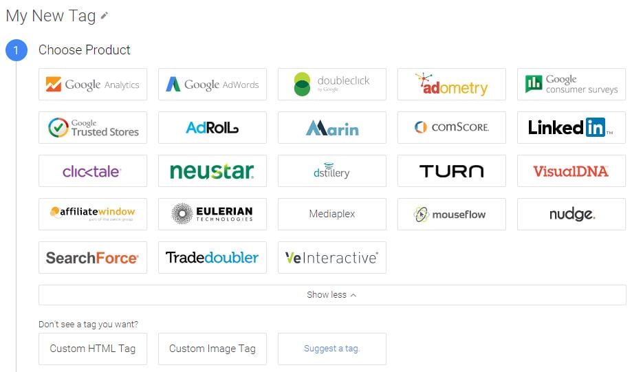 Google Tag Manager Tags