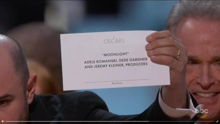 The reveal of best picture at Oscars 2017 - MO Agency