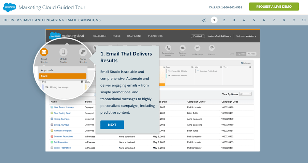 Marketing Cloud Guided Tour