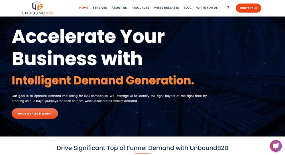 Unbound_B2B_Homepage