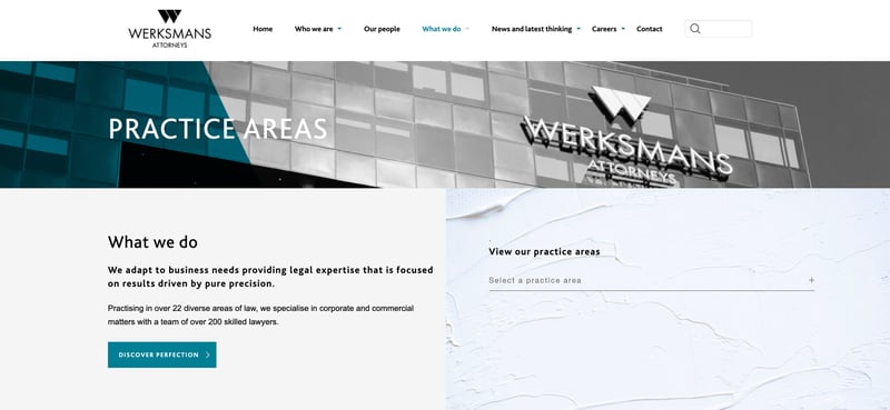 Werksmans-Practices-Page
