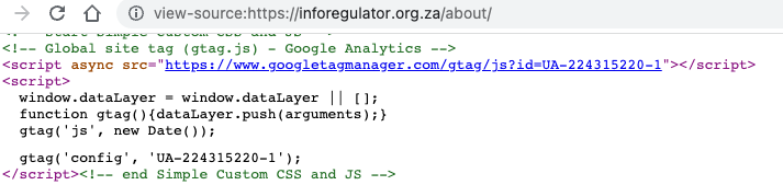 google analytics code