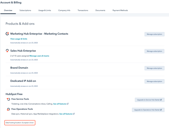 hubspot data processing