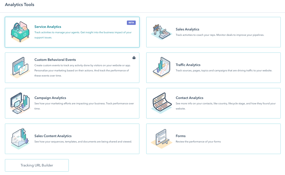 hubspot reporting - analytics tools