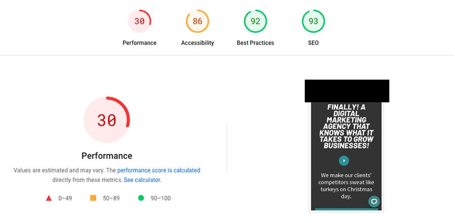 pagespeed