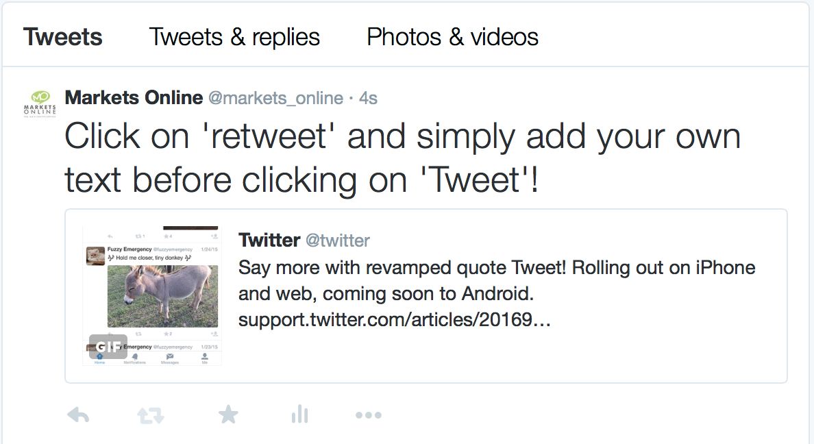 Twitter card