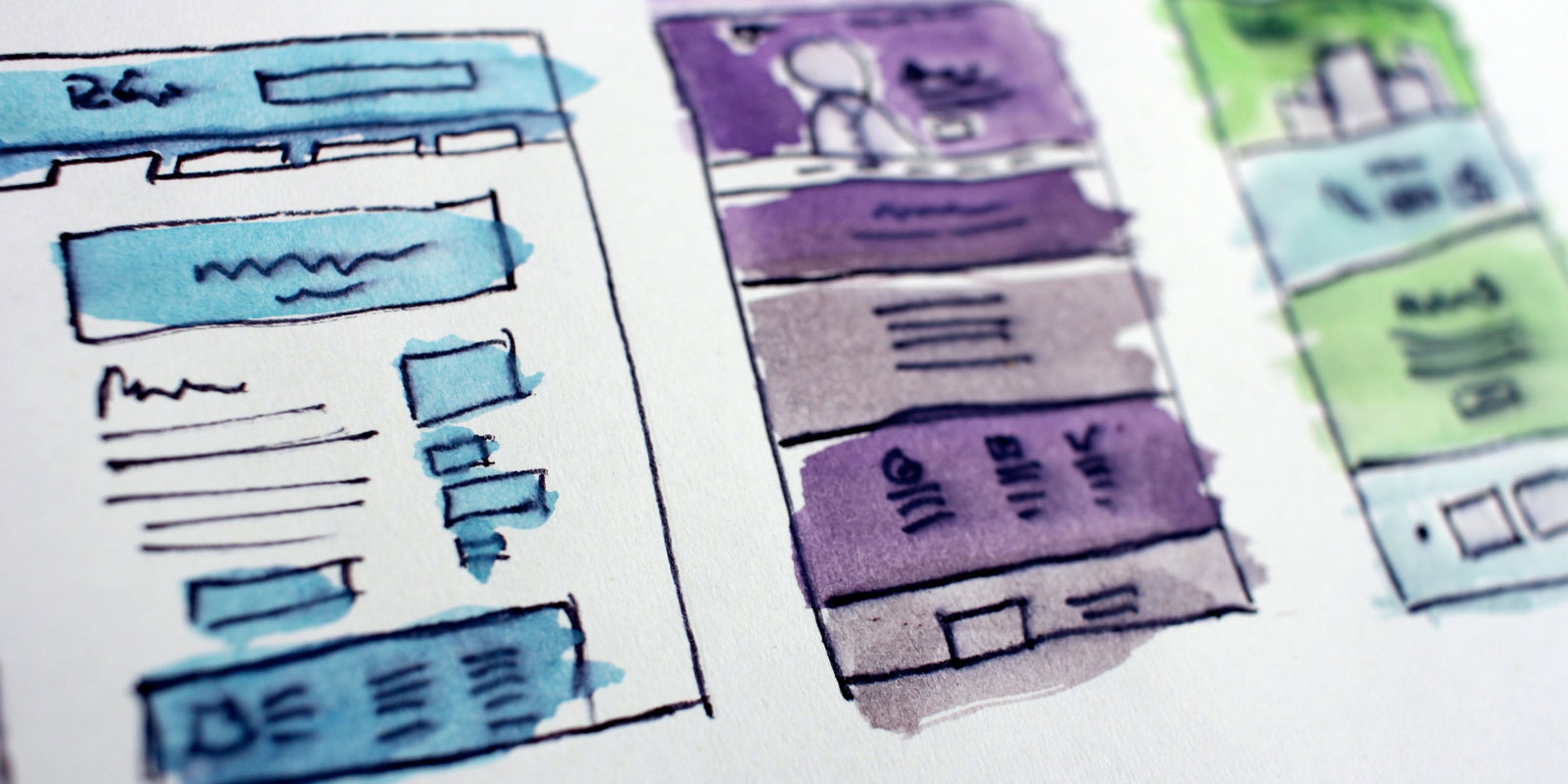 User Interface design of home pages for easy navigation and low bounce rates